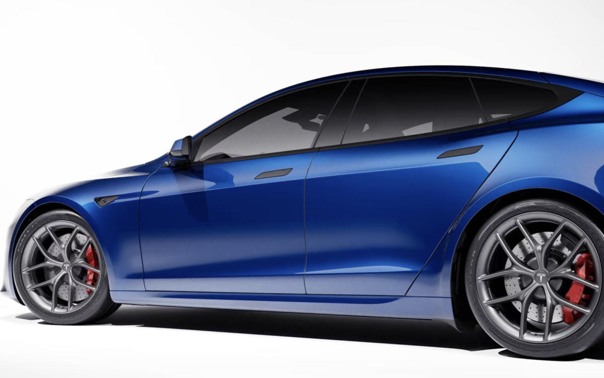 Tesla unveils Model S Plaid track package that unlocks a top speed of