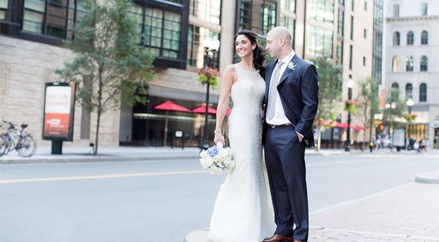 Sixteen months after the attack, Costello married D'Agostino, the nurse who helped him recover. Photo: ABC News/Prudente Photography