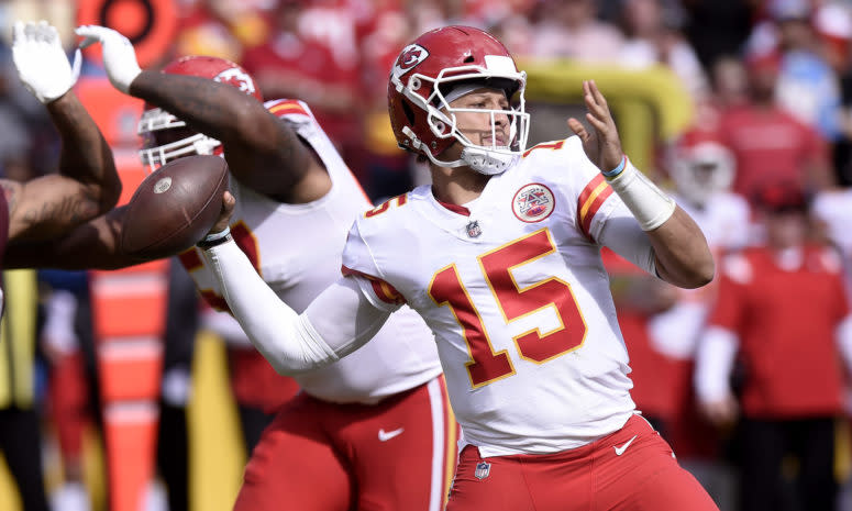 Kansas City Chiefs star quarterback Patrick Mahomes.