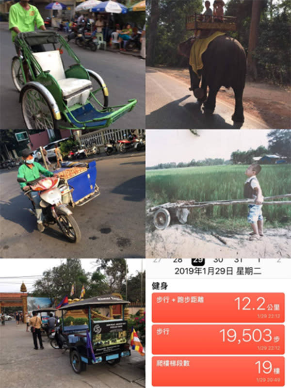 馬路除了沒有馬車之外，任何交通工具都有。圖／楊正寬