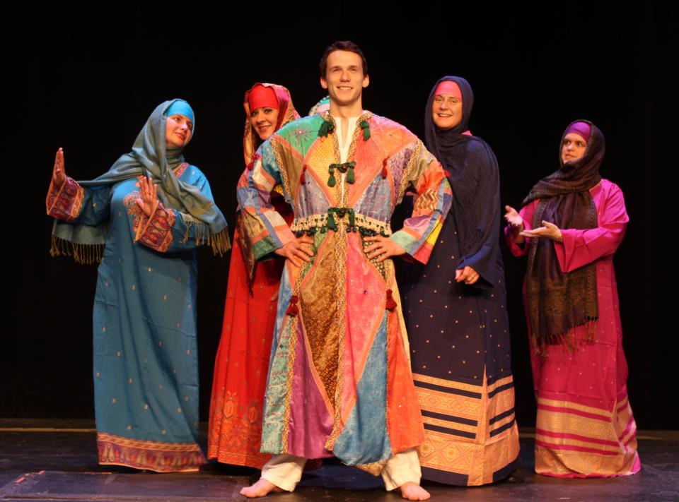 Jeffrey Kelly of Marstons Mills plays the title role in the musical "Joseph & the Amazing Technicolor Dreamcoat" at Falmouth Theatre Guild.