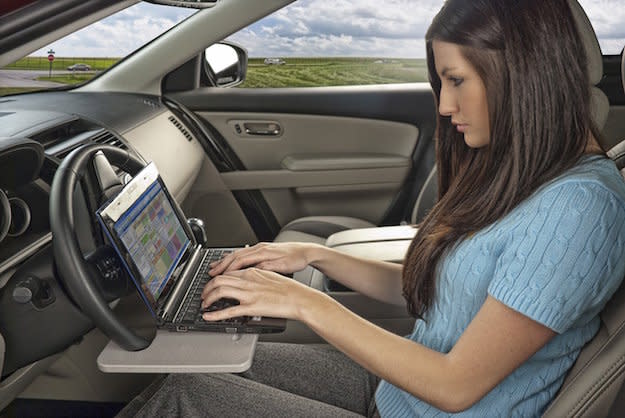 steering wheel tray