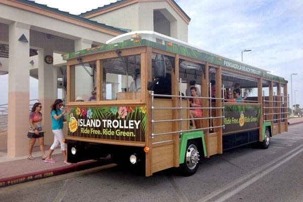 ECAT is offering free Pensacola Beach trolley rides through Sept. 5.