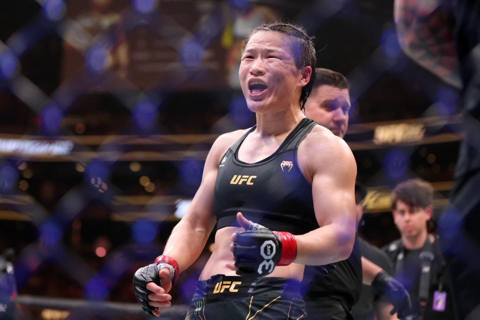 Zhang Weili is a two-time UFC strawweight champion (Getty Images)