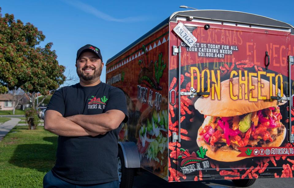 Orlando Osornio, owner of Tortas al 100, started his business for his love of food and the strong ties he has to the community of Salinas, Calif.