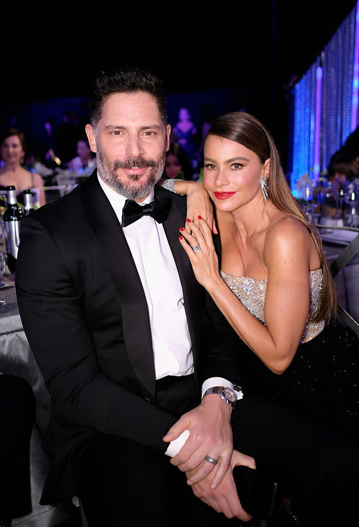 Actors Joe Manganiello and Sofia Vergara attend The 23rd Annual Screen Actors Guild Awards at The Shrine Auditorium on January 29, 2017 in Los Angeles, California. 