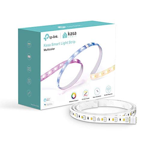 Kasa Smart LED Light Strip KL430, 16 Color Zones RGBIC, 6.6ft Wi-Fi LED Lights Work with Alexa,…