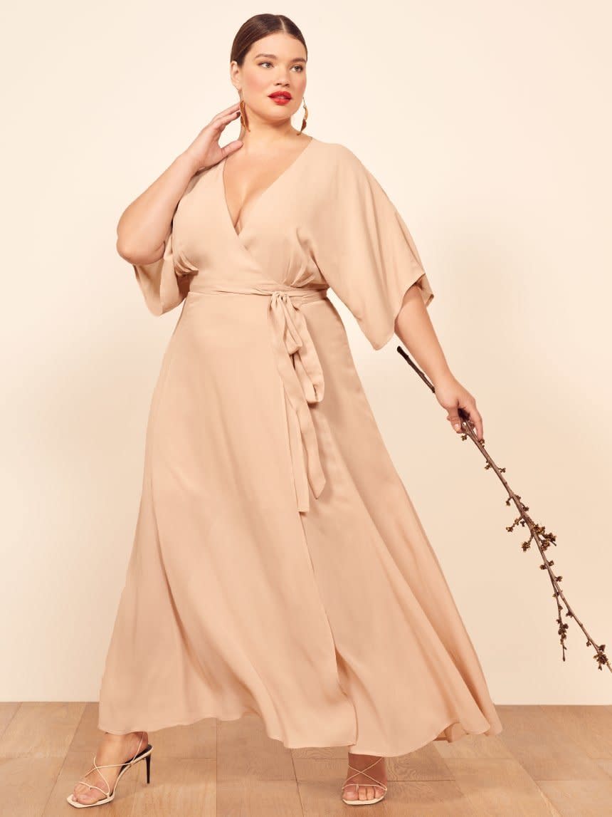 Available in sizes 1X to 3X. <strong><a href="https://fave.co/2OyqpDP" target="_blank" rel="noopener noreferrer">Get it at Reformation﻿</a></strong>.