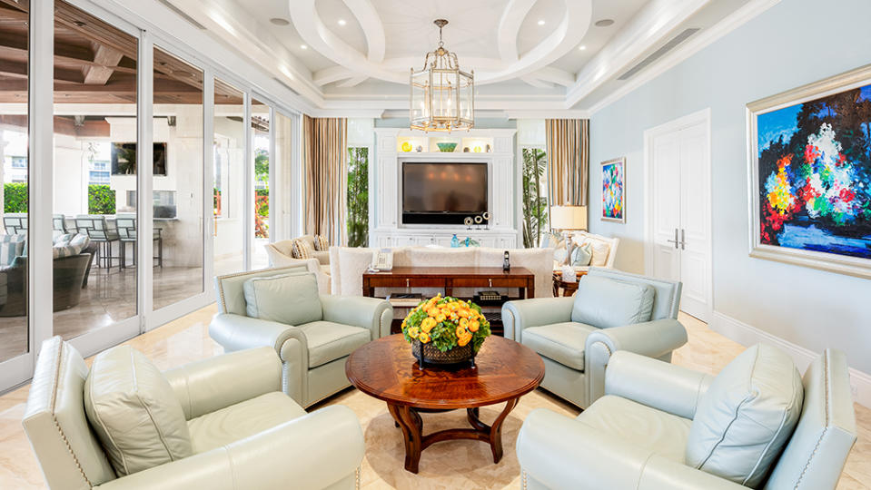 The living room - Credit: Photo: Courtesy of The Carroll Group