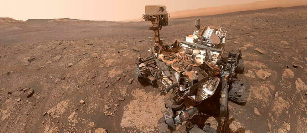 Selfie pris par le rover Curiosity sur Mars le 12 novembre 2020. 
