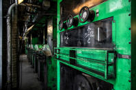 <p>The former printing presses of the Pittsburgh Post-Gazette newspaper. (Photo: Abandoned America/Caters News) </p>