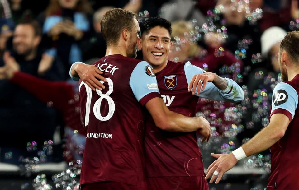 The Hammers topped their Europa League group after beating Freiburg (Getty Images)