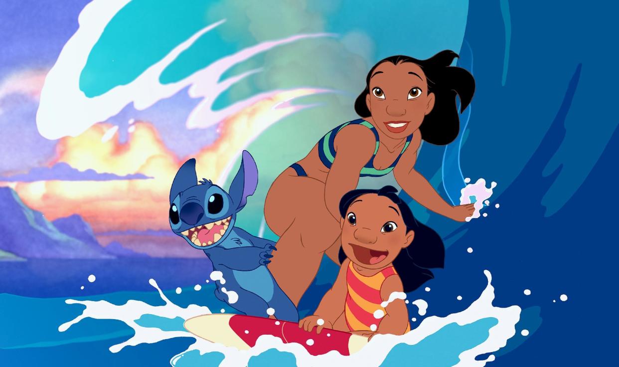 A still from 2002's Lilo and Stitch