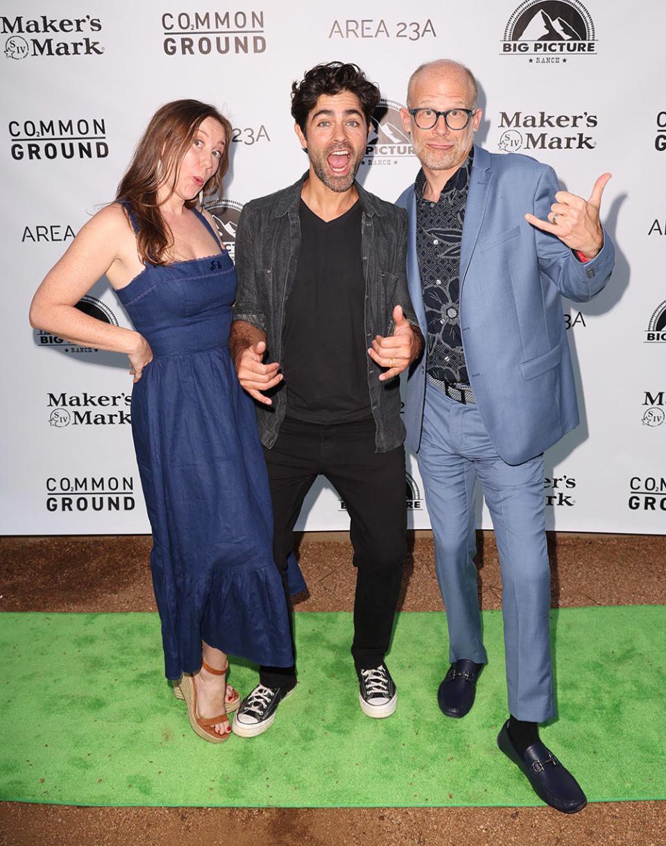 Rebecca Harrell Tickell, Adrian Grenier, Josh Tickell at Common Ground Special Screening and After Party, Austin, Texas