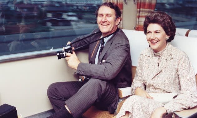 Malcolm Fraser and wife Tammie in Japan in 1978.