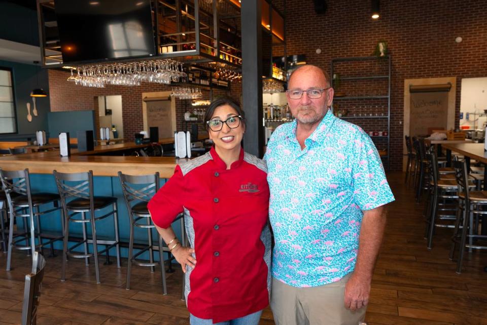 Natasha Gandhi-Rue and her husband Scott Rue are opening The Kitchen where Rail Hoppers was at 3622 N. Oliver. Diners will find nearly the same menu that’s in their downtown location which will also remain open.