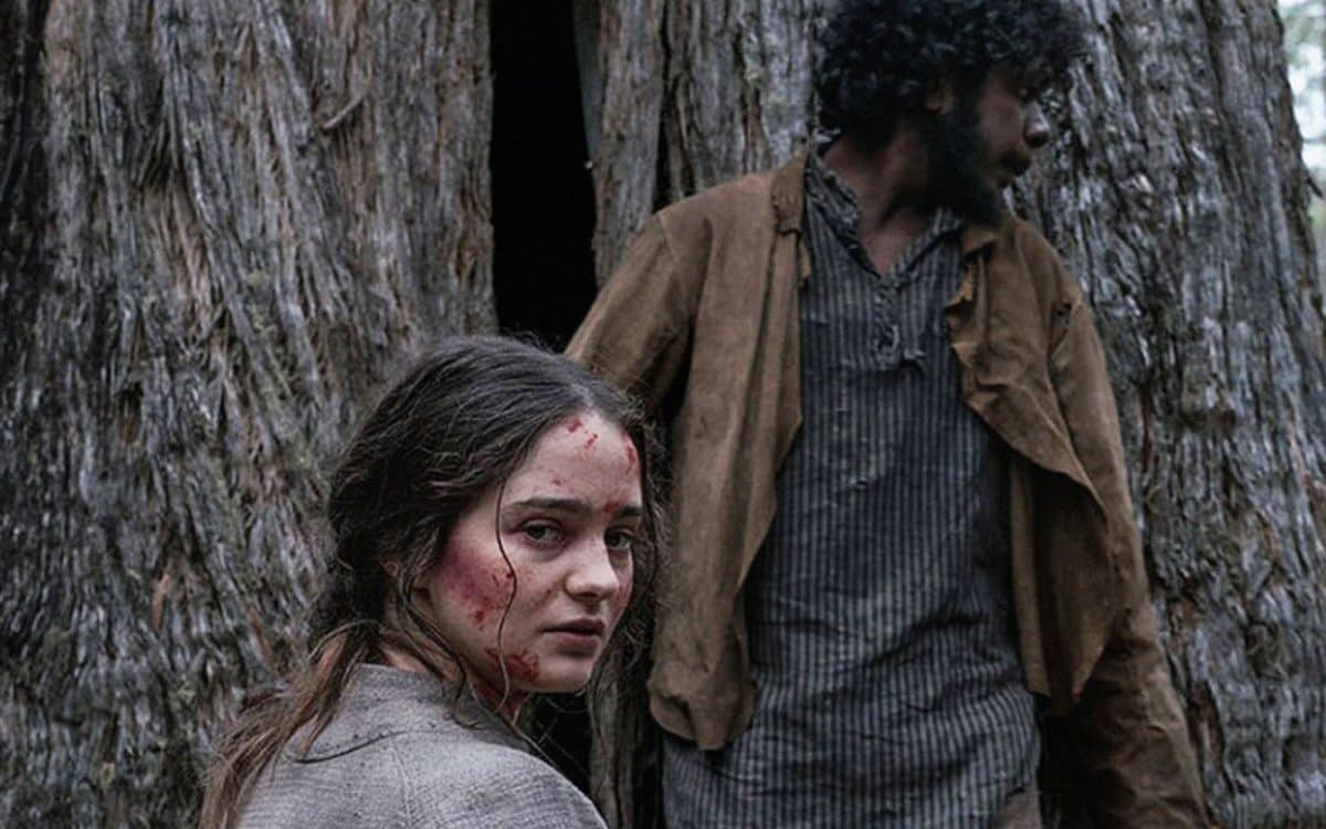 Aisling Franciosi and Baykali Ganambarr in Jennifer Kent's The Nightingale