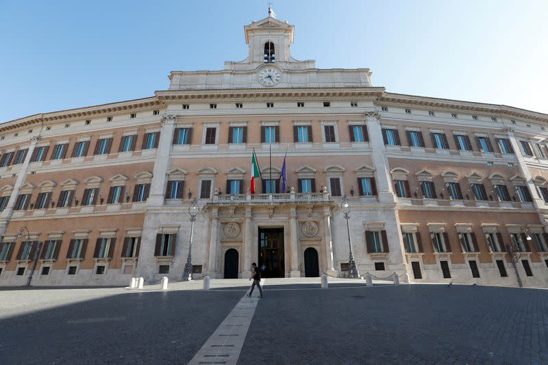 FILE PHOTO: A general view of Montecitorio Palace in Rome