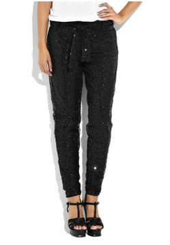 J.Crew Sequined Slouch Pants