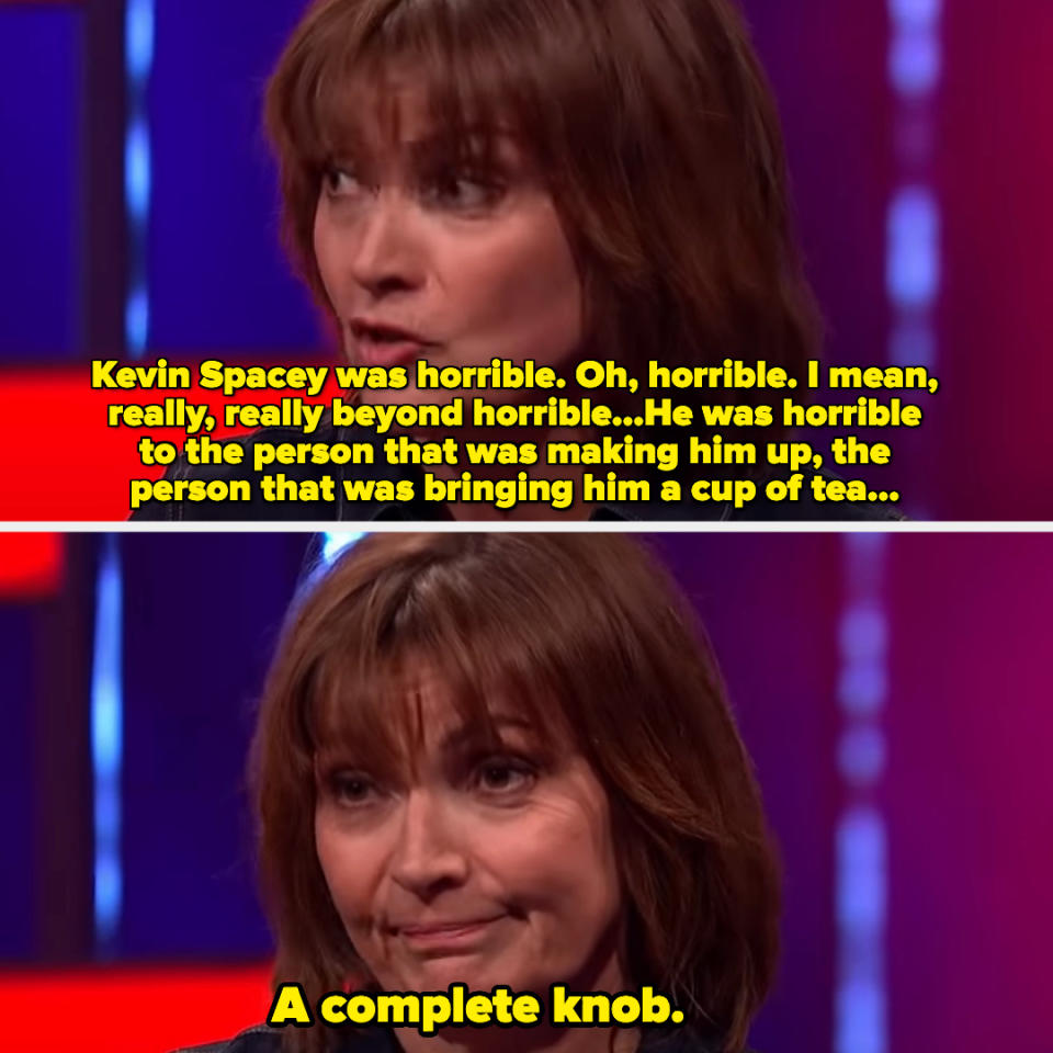 Closeup of Lorraine Kelly