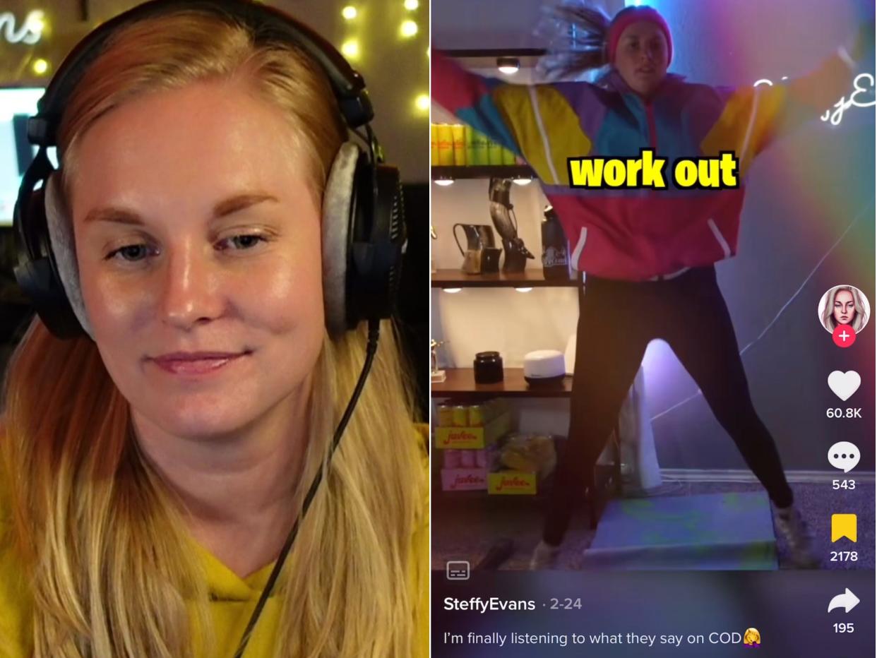 Twitch streamer Stephanie Evans content creator on TikTok