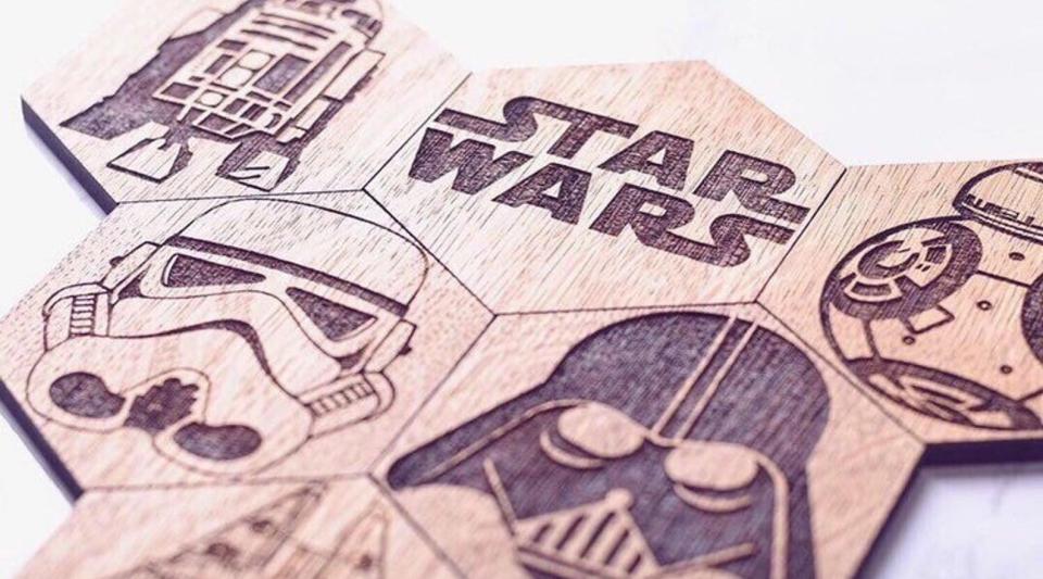 Best Star Wars Gifts: Star Wars Hexagonal Coasters