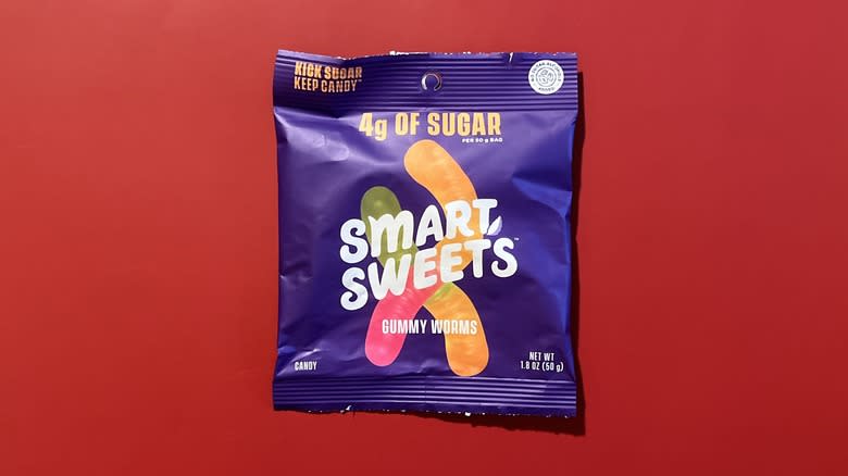 SmartSweets Gummy Worms bag
