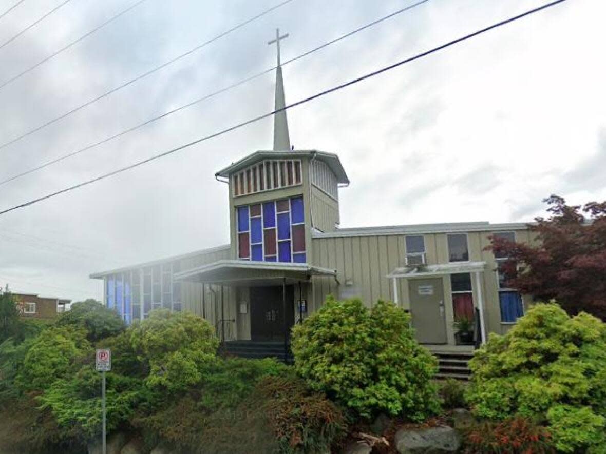 Father John Kilty was pastor at Holy Trinity Parish in North Vancouver at the time of the alleged abuse. The Catholic Church has settled a lawsuit with one of his victims. (Google Maps - image credit)