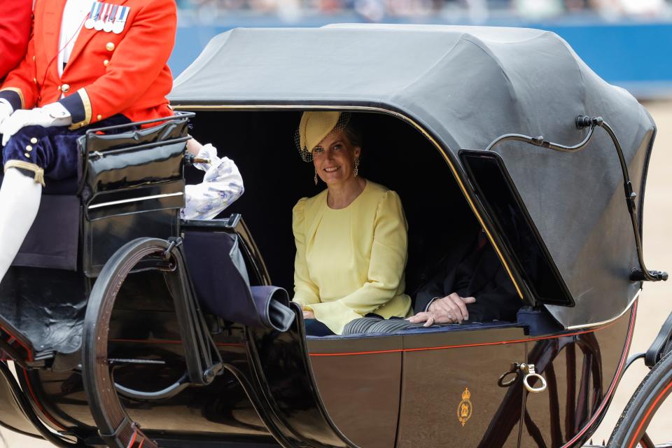 Sophie, the Duchess of Edinburgh smiling at the crowds (Getty Images)