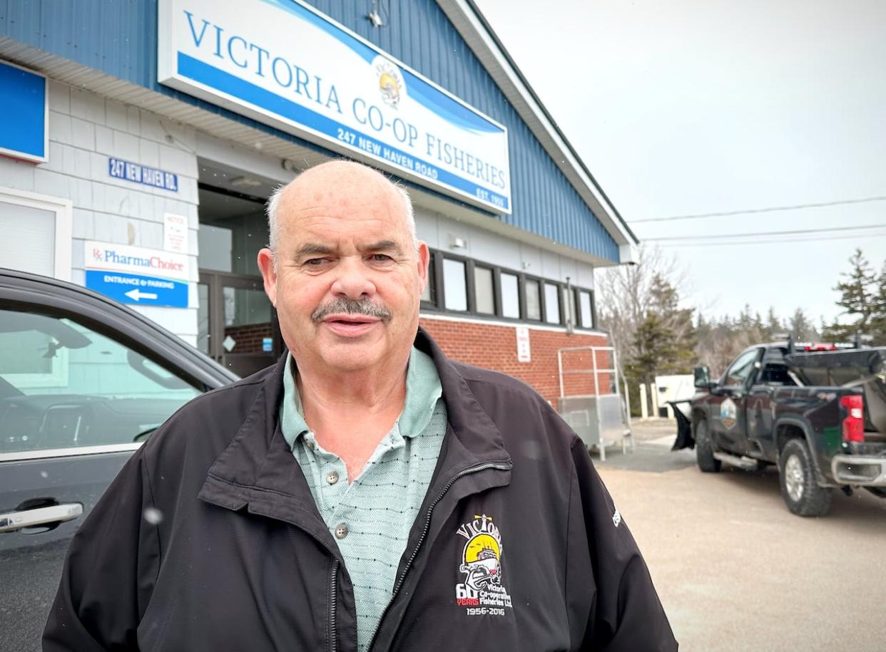 Victoria Co-operative Fisheries general manager Osborne Burke says the Municipality of the County of Victoria doesn't seem to care that its decision could shut down its largest employer. (Tom Ayers/CBC - image credit)