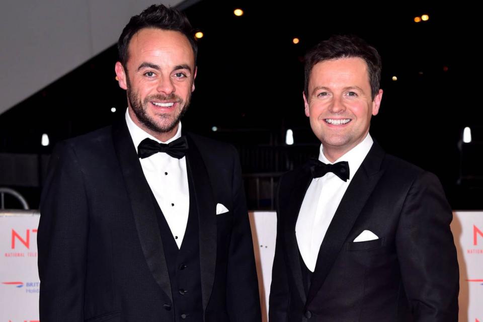 Double act: Ant McPartlin and Declan Donnelly (Matt Crossick/PA)