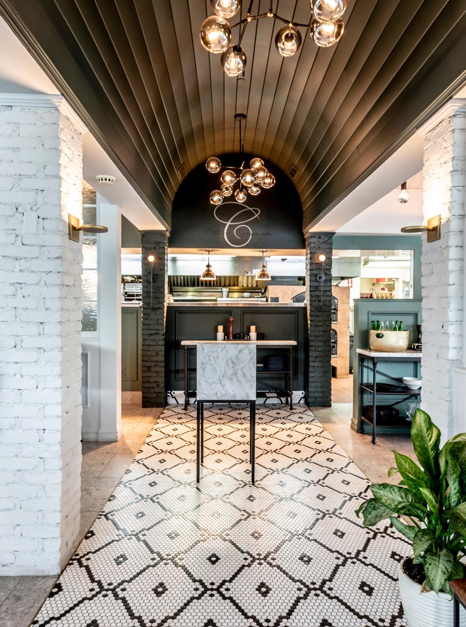 Interior photo of Osteria Crescendo in Westwood on Thursday July 18, 2019. 