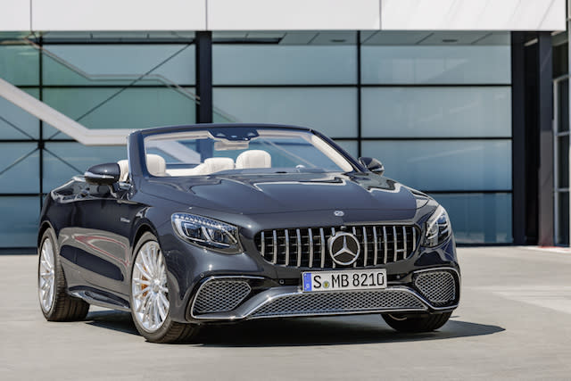 Mercedes-AMG S 65 Cabriolet, 2017. Exterieur: anthrazitblau metallic;Kraftstoffverbrauch kombiniert: 12,0 l/100 km; CO2-Emissionen kombiniert: 272 g/km*Mercedes-AMG S 65 Cabriolet, 2017. Exterior: anthracite blue metallic;Fuel consumption combined: 12.0 l/100 km; CO2 emissions combined: 272 g/km*