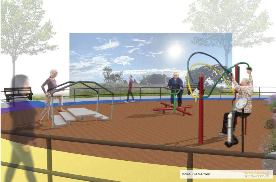 “The entire community will benefit from the activities provided – adults with mobility and physical rehabilitation issues, active adults, families and children,” said Legacy Parks director Carol Evans.