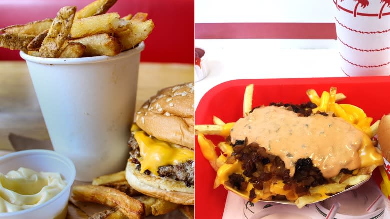 In-N-Out French animal style fries