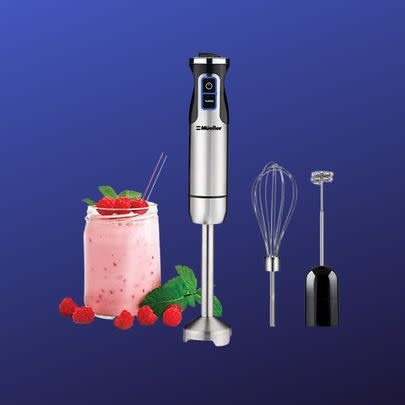 An immersion blender