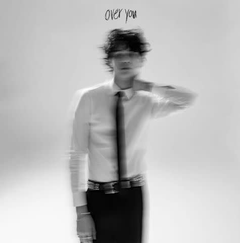 <p>DTA Records</p> The cover art for Landon Barker's new single 'Over You'