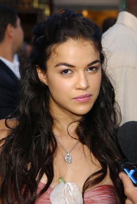 Michelle Rodriguez at the LA premiere of S.W.A.T.