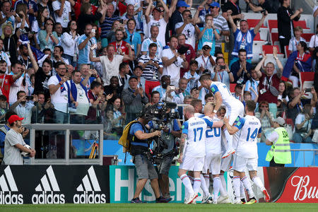 Partido entre Argentina e Islandia válido por el Grupo D del Mundial de Rusia 2018, Estadio Spartak, Moscú, Rusia - 16 de junio de 2018. REUTERS / Albert Gea