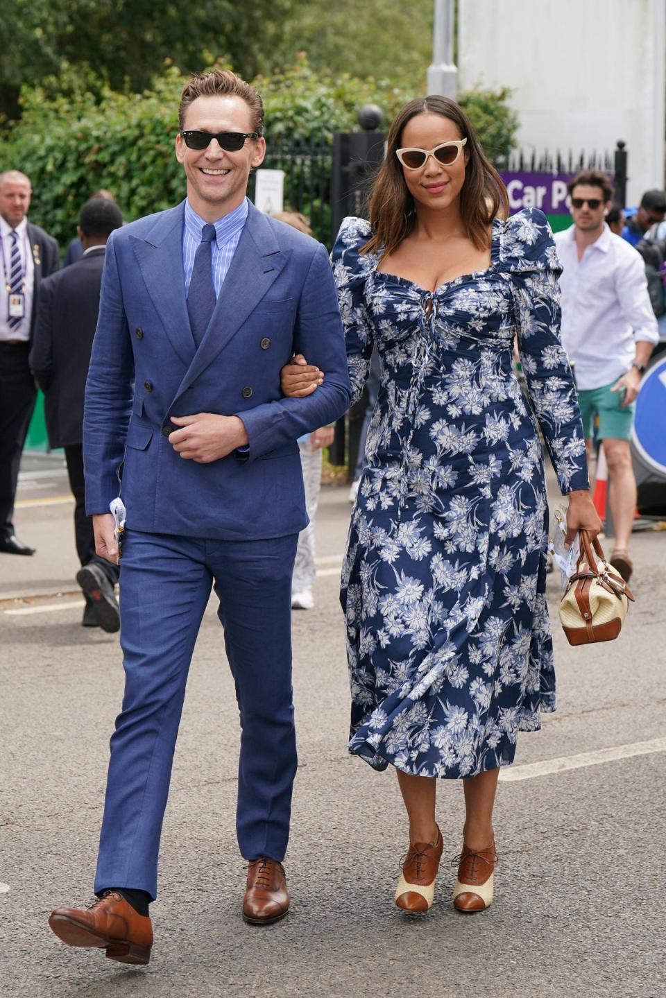 Tom Hiddleston and Zawe Ashton (PA)