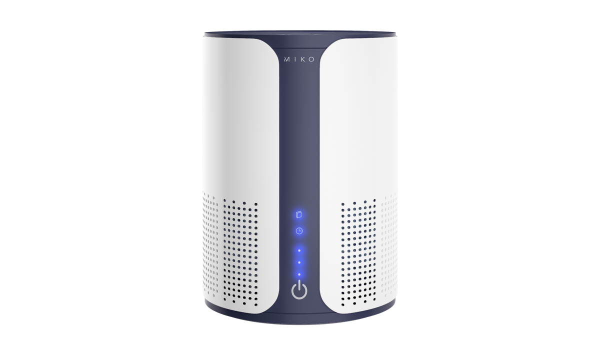 Triple threat: The Miko Home features three filters (starring the true HEPA) and three speeds to attack contaminants in your air. (Photo: Walmart