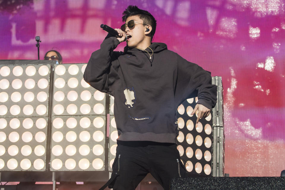 <p>NEW ORLEANS, LA – OCTOBER 28: Rich Chigga performs during the 2017 Voodoo Music + Arts Experience at City Park on October 28, 2017 in New Orleans, Louisiana. (Photo by Erika Goldring/Getty Images) </p>