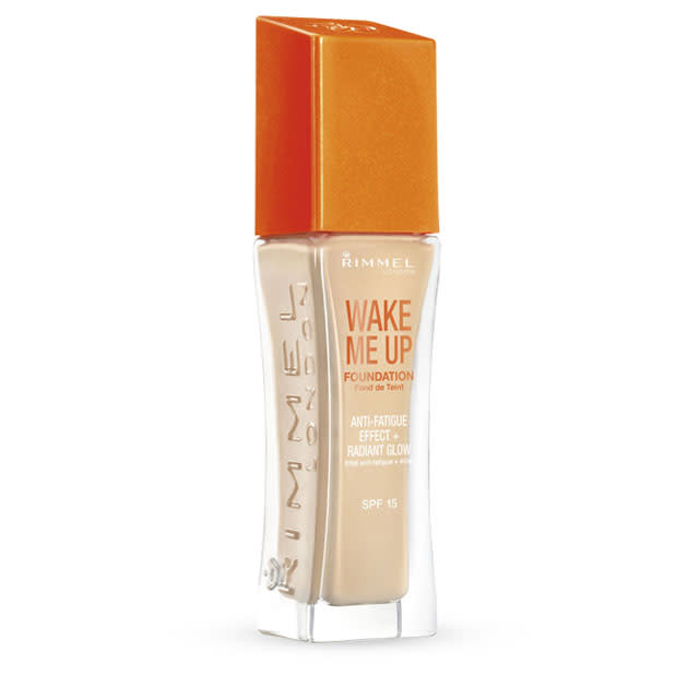 Rimmel Wake Me Up Foundation - £9.00 - <a href="http://www.tesco.com/direct/rimmel-wake-me-up-make-up-true-ivory/173-1245.prd?pageLevel=&skuId=173-1245" rel="nofollow noopener" target="_blank" data-ylk="slk:Tesco;elm:context_link;itc:0;sec:content-canvas" class="link ">Tesco</a><br><br>Don't be fooled by the price - this bargain foundation offers full-coverage with a radiant, dewy glow.