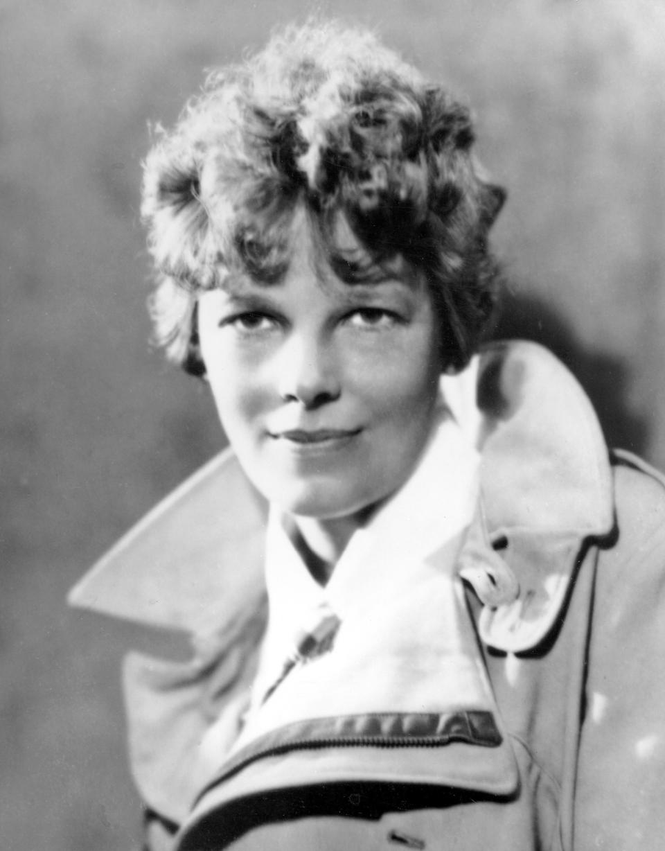 FILE - An undated file photo shows American aviatrix Amelia Earhart. A $2.2 million expedition is hoping to finally solve one of America's most enduring mysteries. What happened to famed aviator Amelia Earhart when she went missing over the South Pacific 75 years ago? (AP Photo, File)