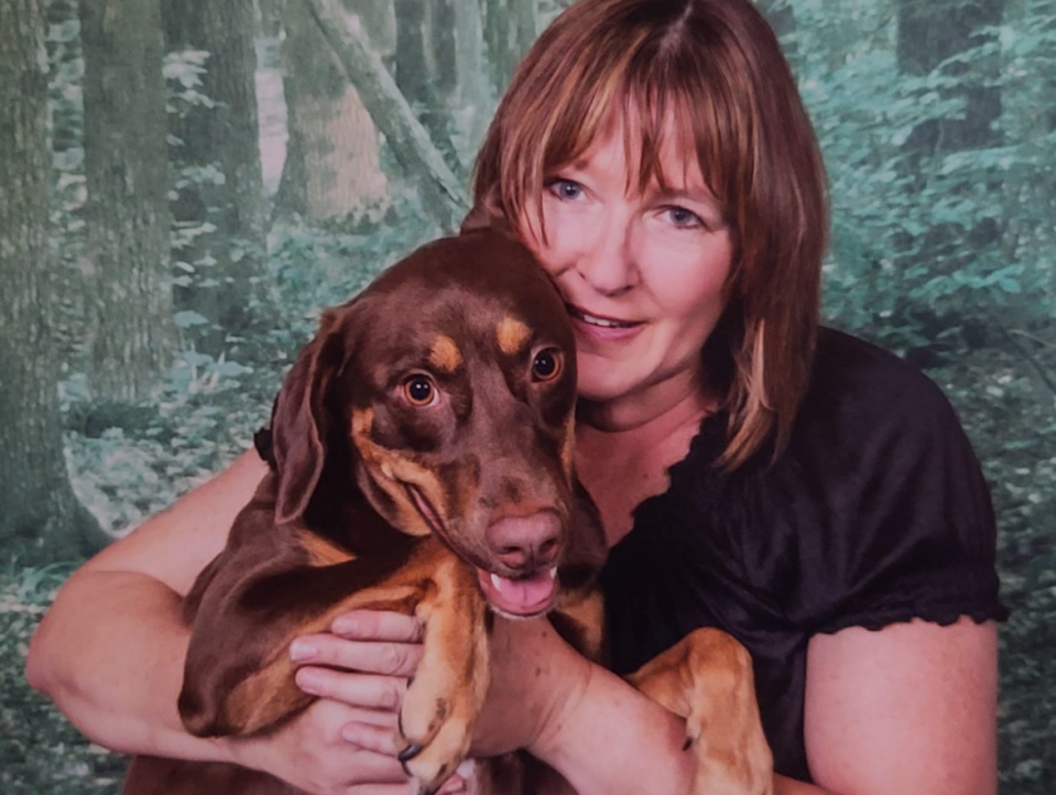 Susan Barnhart passed away Saturday, July 15, 2023, at the age of 53 when she was trapped in Upper Makefield's flash floods. Her dog Kota, who was with her at the time, miraculously survived.