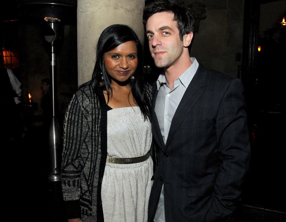 Mindy Kaling and B.J. Novak attends the after party for the Los Angeles premiere of 'Tinker, Tailor, Soldier, Spy' at ArcLight Cinemas Cinerama Dome on December 6, 2011 in Hollywood, California.