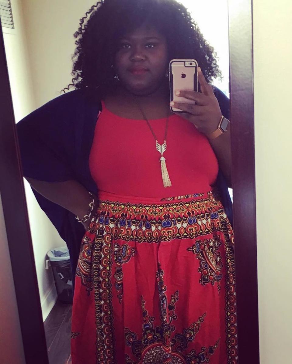 <p>Although Gabby kept her surgery news to herself, she did give fans some hints about her renewed self-confidence. “I used to hate mirror selfies,” she confessed. “Now I do them everyday. I’m just too black and fine! I can’t help it!” (Photo: Instagram) </p>