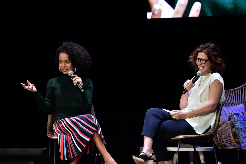 Yara Shahidi and Walsh at Together Live 2018 in Boston