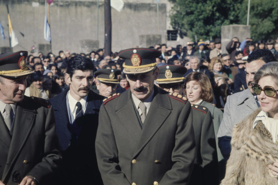 Argentinian President Jorge Videla was despised by the left (Credit: UPI/Bettmann Archive/Getty Images)
