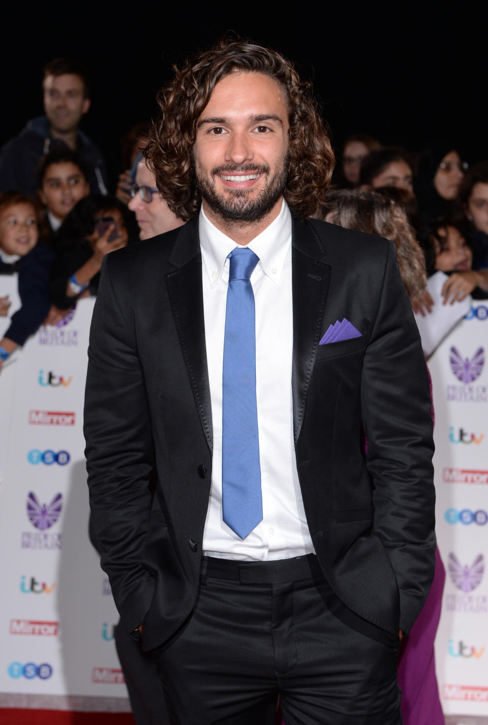 Joe Wicks attending The Pride of Britain Awards 2016, at Grosvenor House, Park Lane, London. Photo credit should read: Doug Peters/EMPICS Entertainment
 